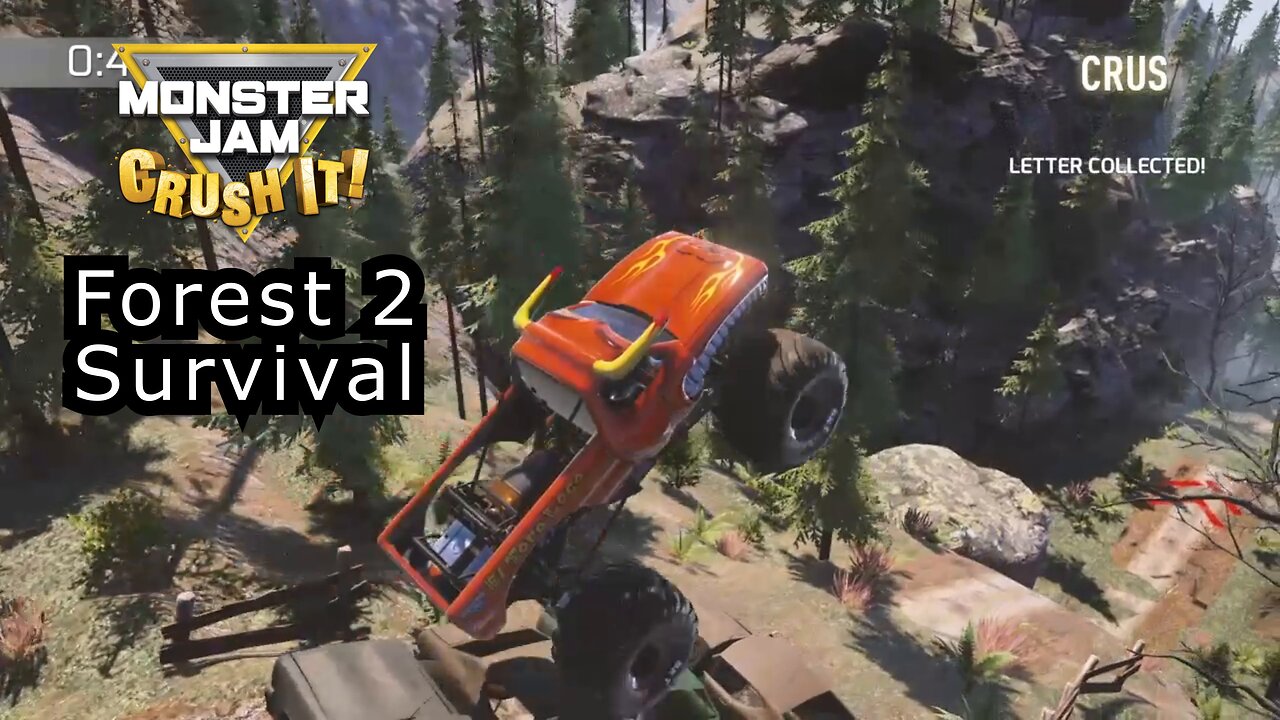 Monster Jam Crush It!: Hill Climb: Forest 2 Survival