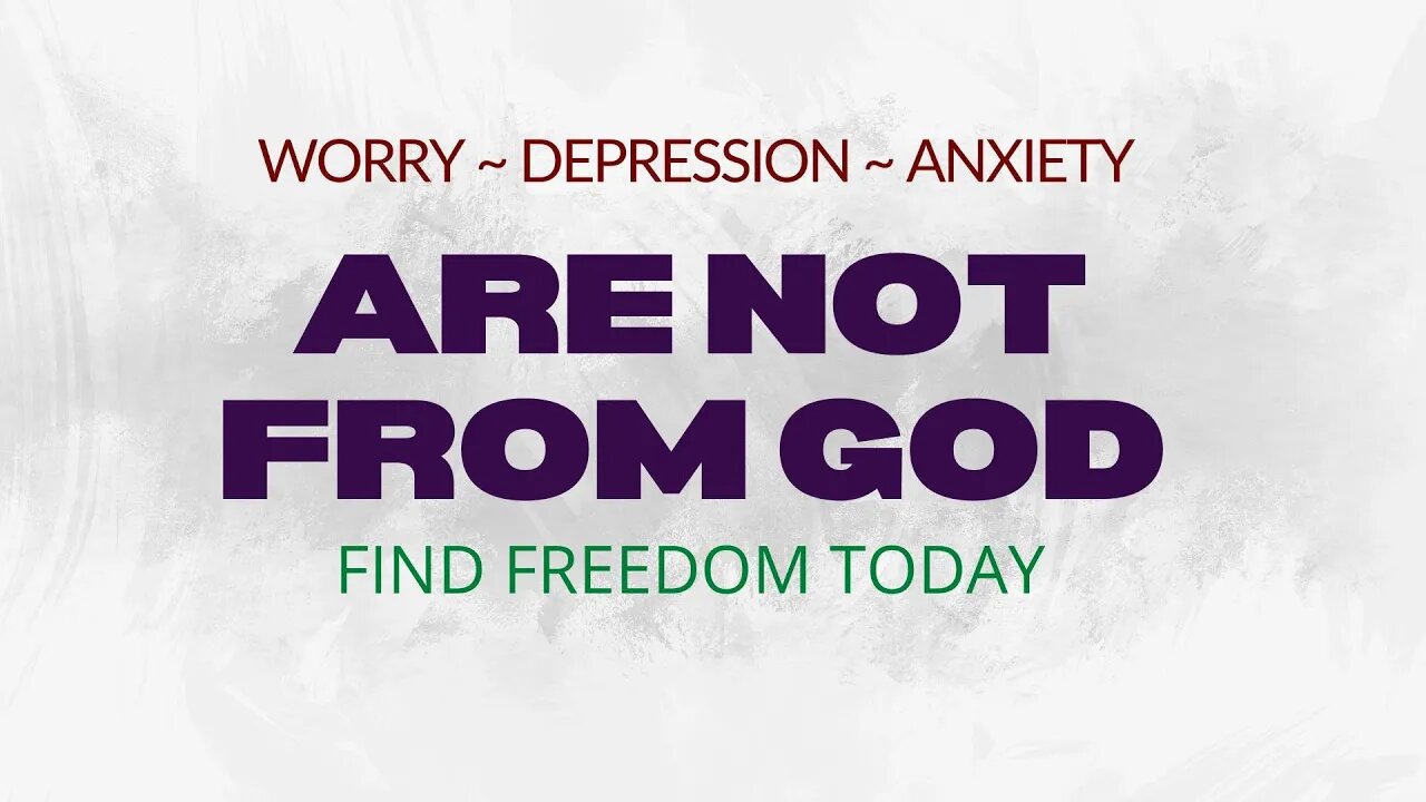 How To Overcome Depression or Anxiety - Be Free Today!