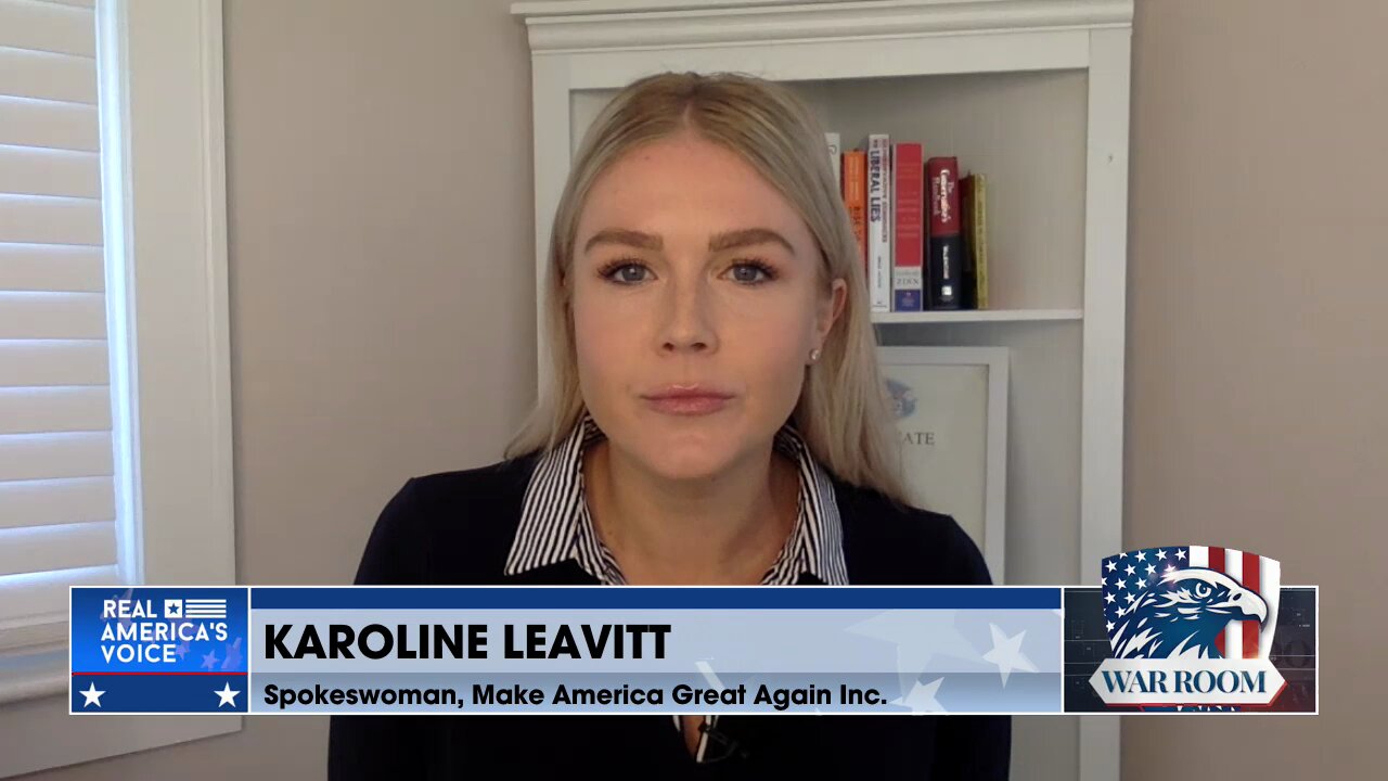 Karoline Leavitt Blasts Democrats For Focusing On Trump Indictment While America Burns.