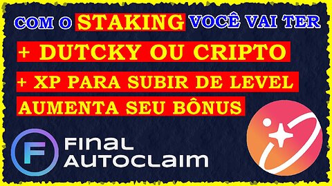 Como fazer Staking na Final Autoclaim com um método simples