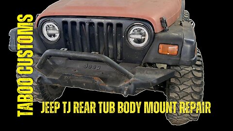 Jeep TJ Rear Tub Mount Broken Bolt/Spun Nut Repair Kit Installation