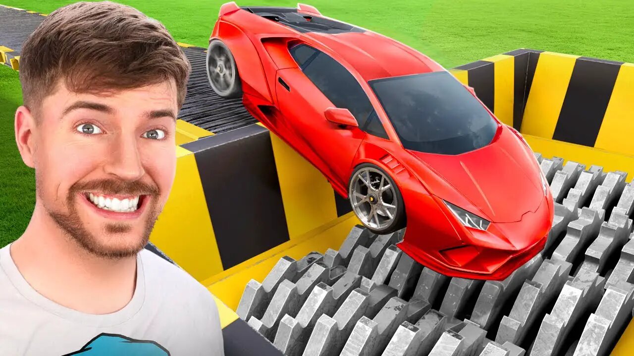 Lamborghini Vs World's Largest Shredder