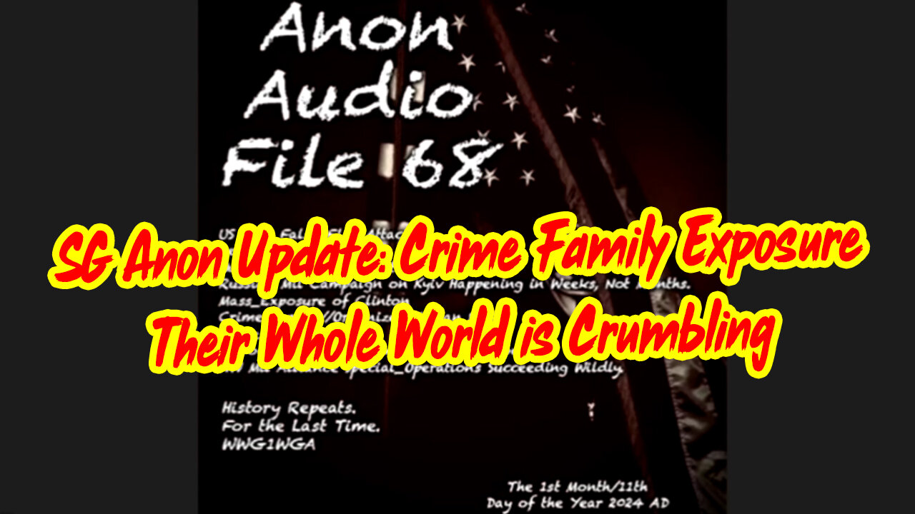 SG Anon HUGE "Crime Family Exposure > Their Whole World is Crumbling"