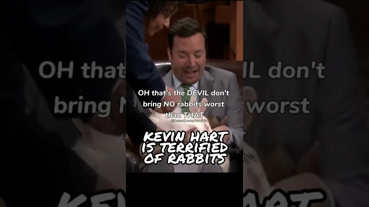 Kevin Hart is TERRIFIED of Rabbits #shorts