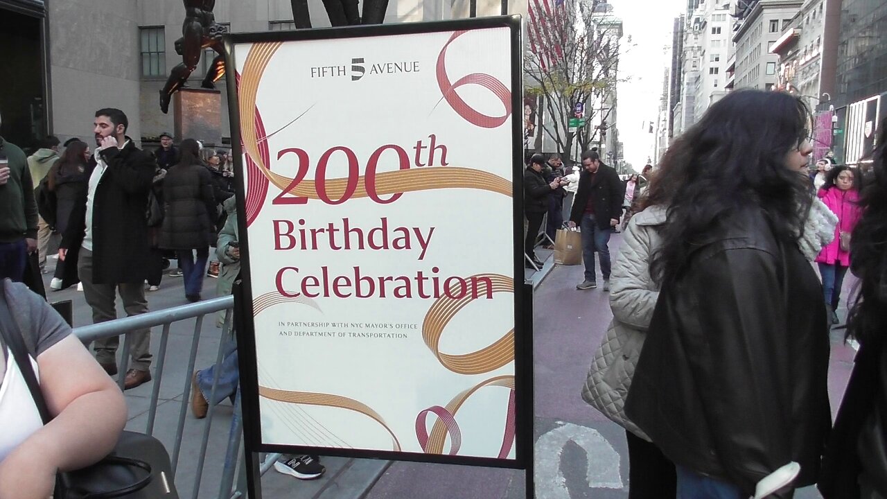 Fifth Avenue 200th Birthday Celebration