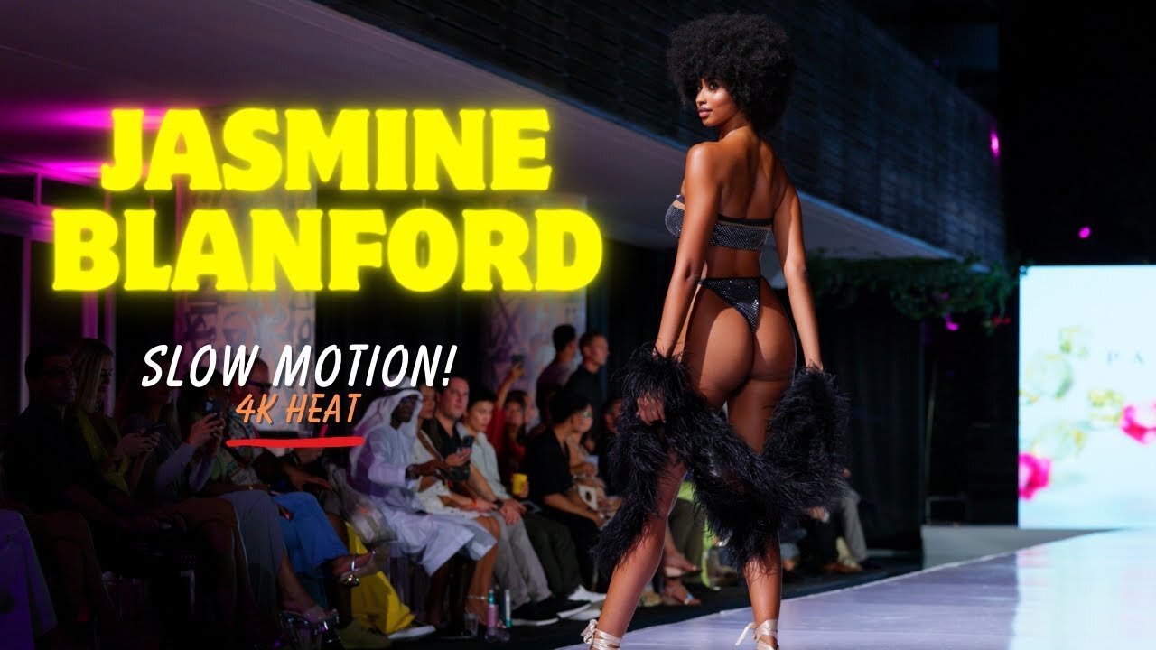 Jasmine Blanford in Slow Motion | Miami Swim Week® -The Shows 2023