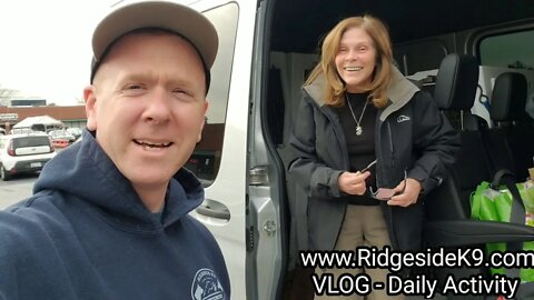 VLOG - Dog Trainers Life. Daily Activity - Come Along For The Ride.