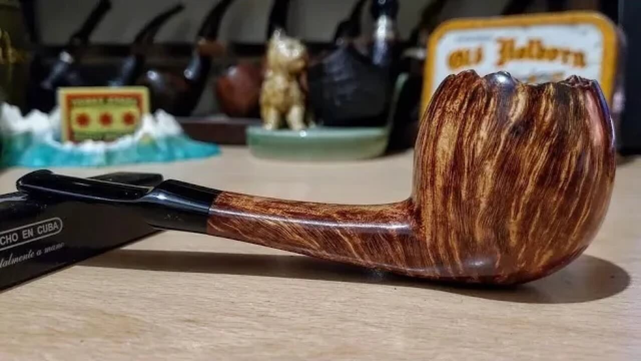 LCS Briars pipe 599 non filtered oval shank apple