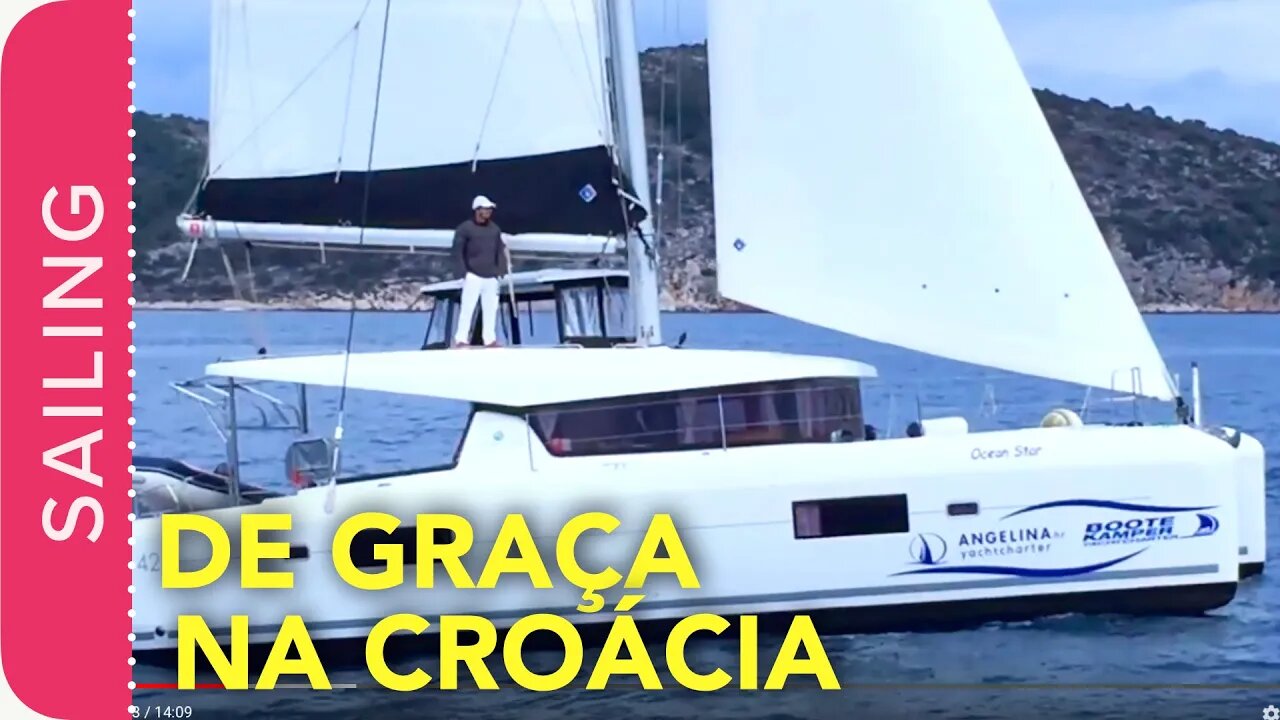Uma semana velejando em um catamarã, na Croácia