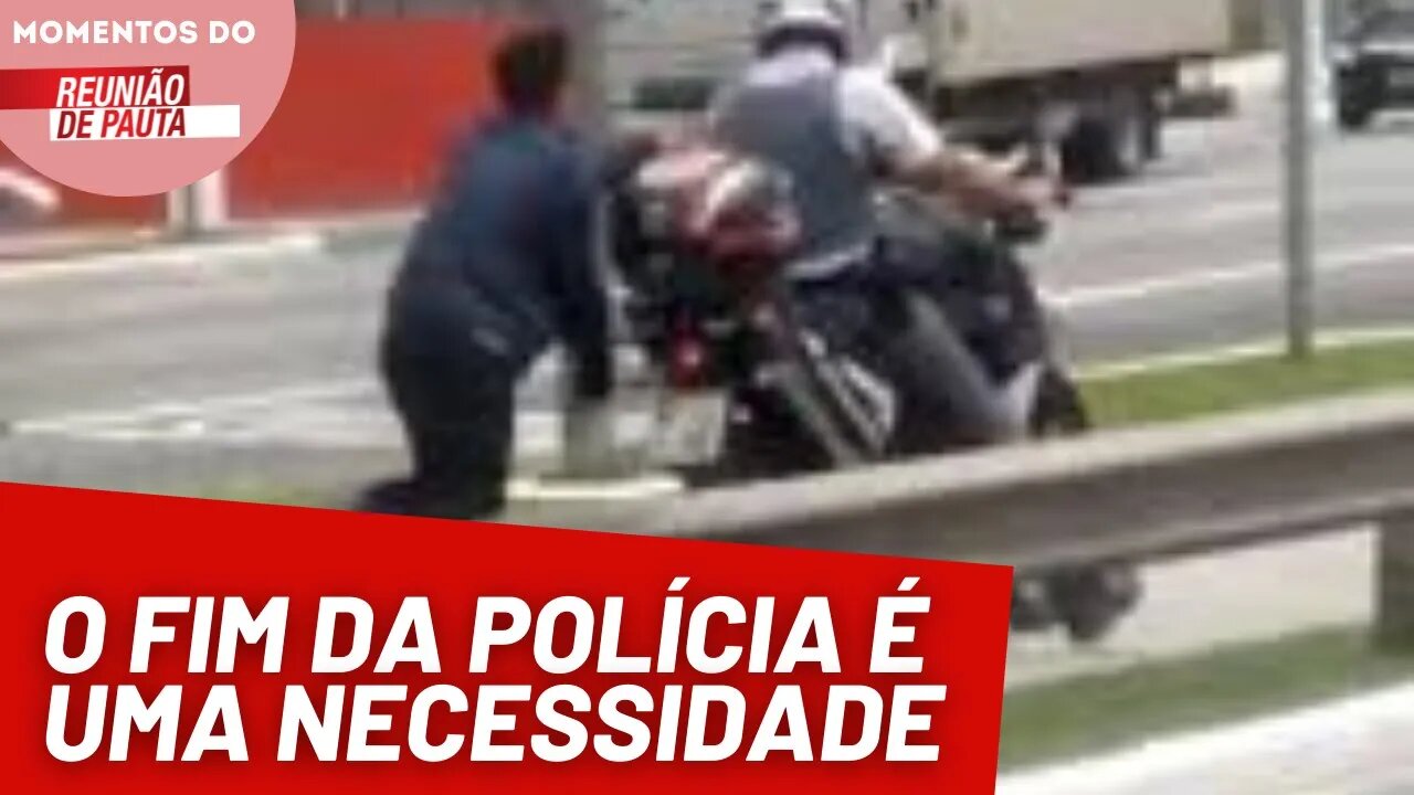 Homem negro é algemado e arrastado por moto da PM | Momentos do Reunião de Pauta