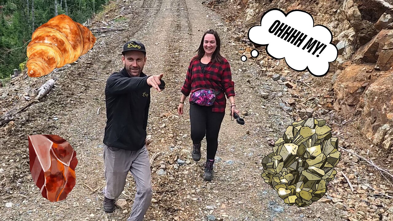 Rockhounding Vancouver Island - Garnets & Epidote Crystals