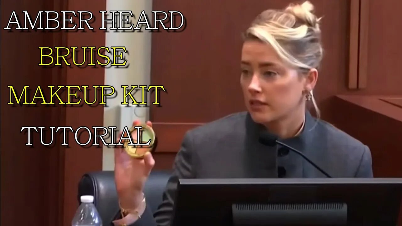 Amber Heard Bruise Makeup Kit tutorial #johnnydeppwinning