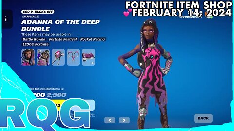 “NEW” ADANNA OF THE DEEP IS HERE! FORTNITE ITEM SHOP (February 14, 2024)