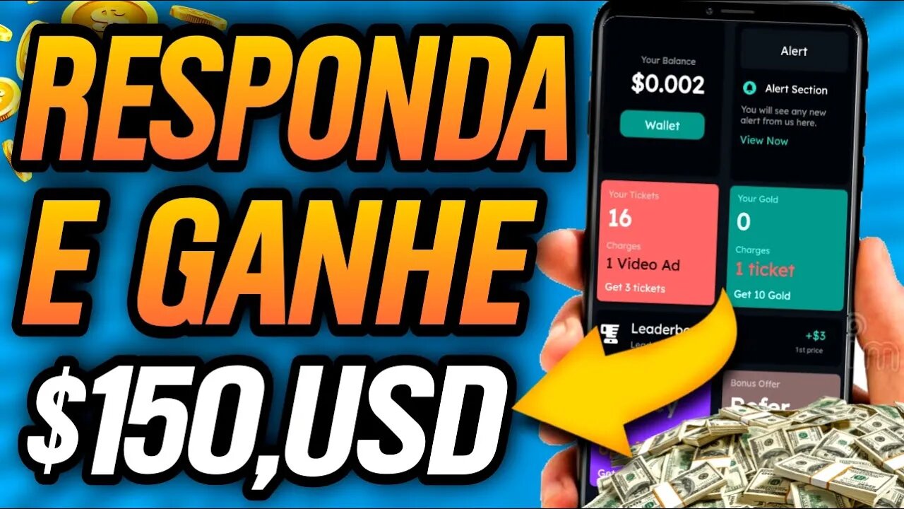 BAIXE esse APP QUE GANHA DINHEIRO DE VERDADE E SAQUE $150 TODO DIA de GRAÇA - Como Ganhar Dinheiro