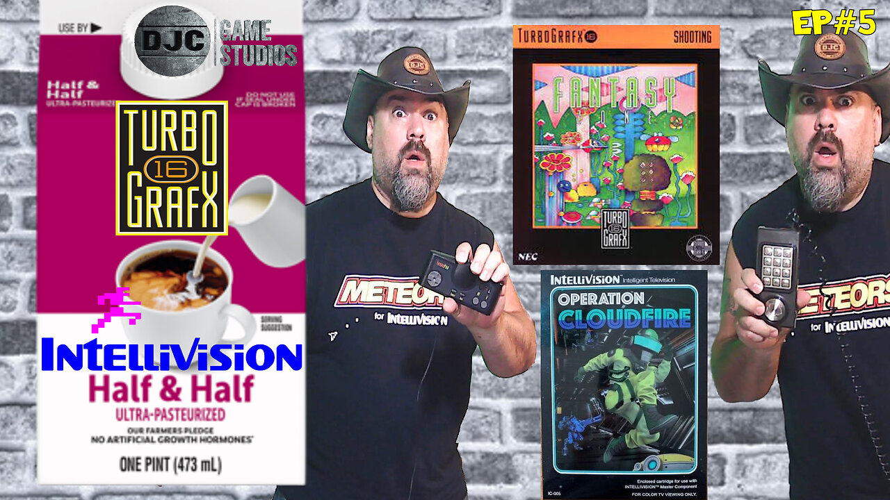 HALF & HALF - Intellivision/TurboGrafx - Ep#5 - "Operation Cloudfire and Fantasy Zone"