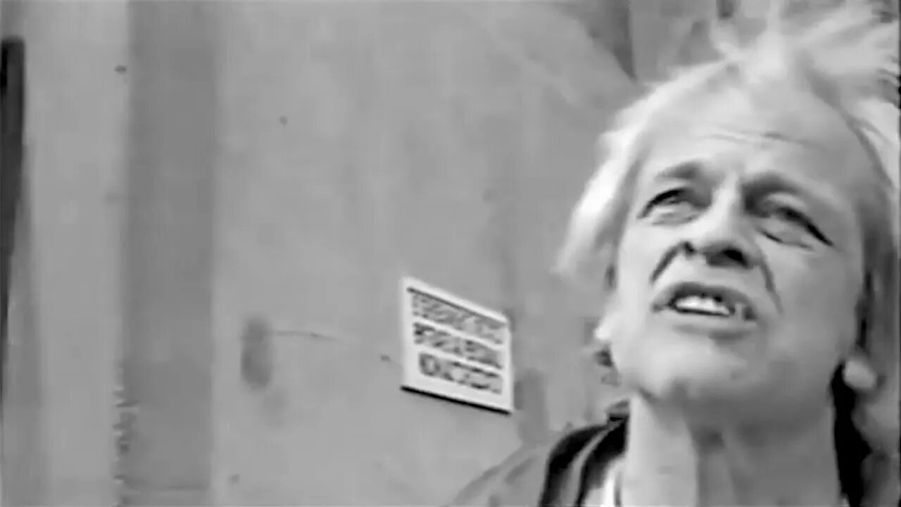 Candid footage from Klaus Kinski during the filming of Crawlspace in 1986