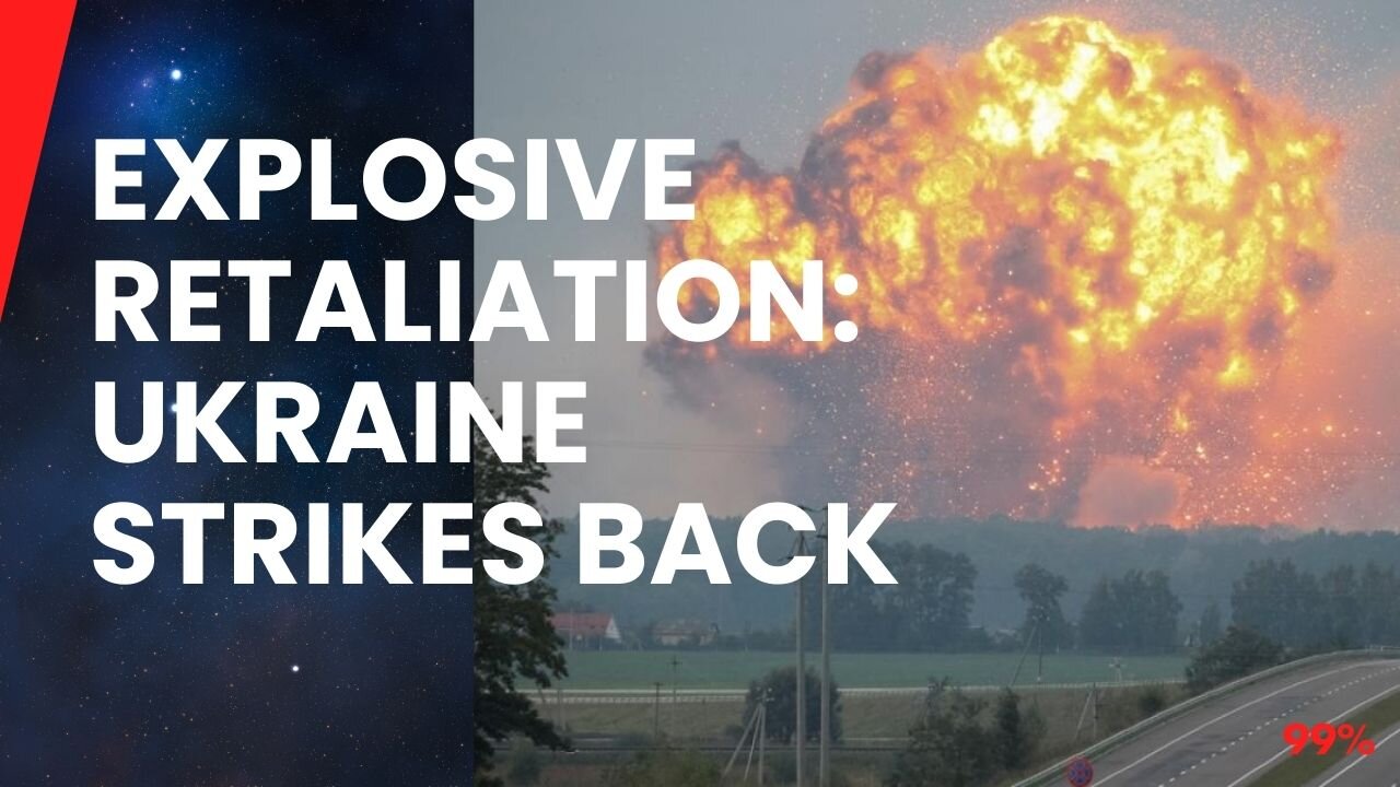 Massive Ukrainian Drone Strike Rocks Russian Arms Depot