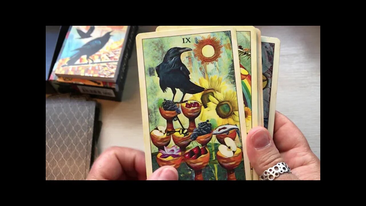 Unboxing Crow Tarot by MJ Cullinane