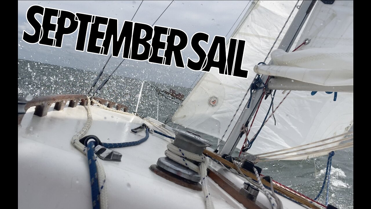 15-22 KNOTS! September Sail to Ocracoke, NC using Sheet-to-Tiller Self-Steering!