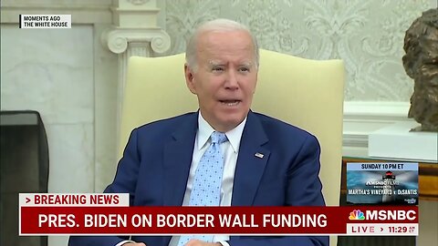 Hours After Admin Said It Was "Immediate Need," Biden Says "No," He Doesn't Think Border Walls Work