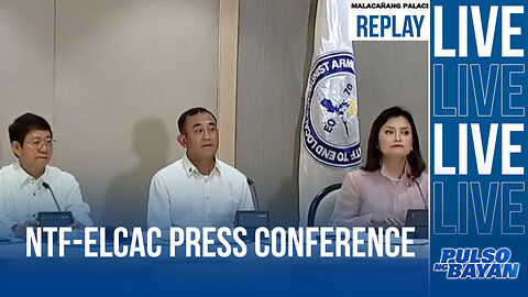 NTF-ELCAC HOLDS A PRESS CONFERENCE