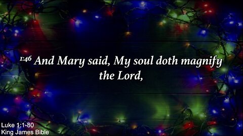 Sunday Morning, December 22nd - Christmas- My Soul Doth Magnify The Lord