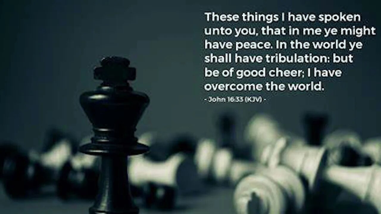 Verse of the week| John 16:33