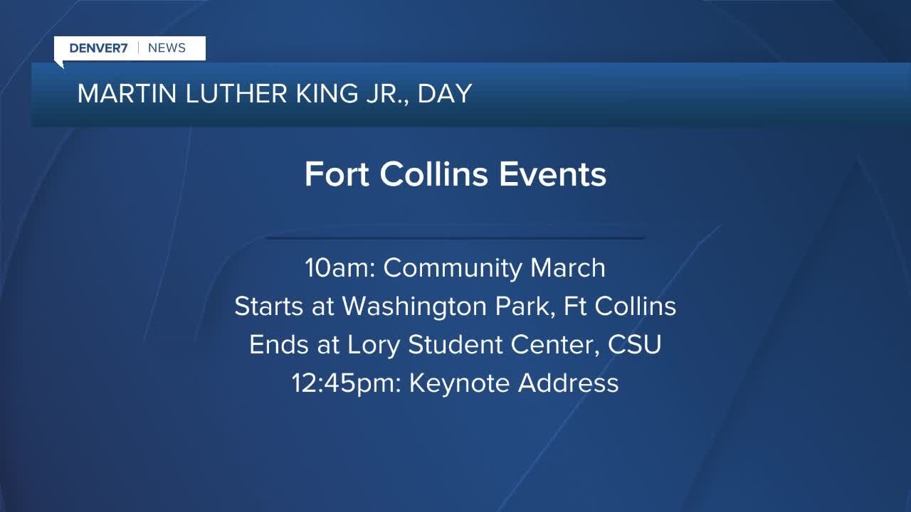 MLK March/Keynote in Ft Collins