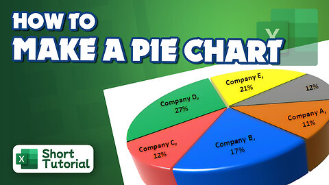 How to make a pie chart in Excel