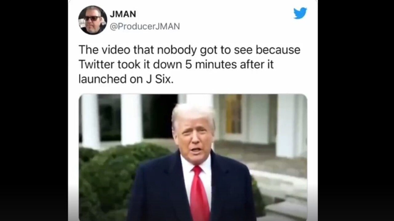 The video nobody got to see because Twitter took it down 5 min. after was launched on J Six.