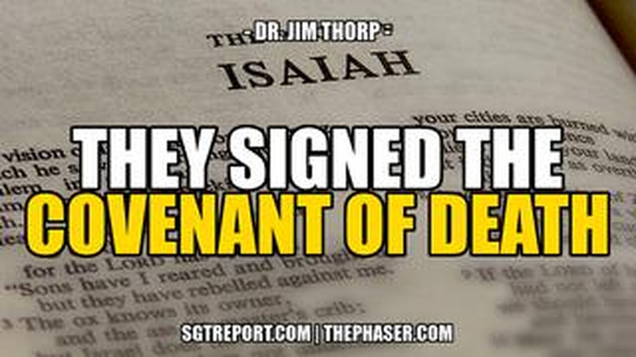 They Signed the Covenant of Death -- Dr. Jim Thorp