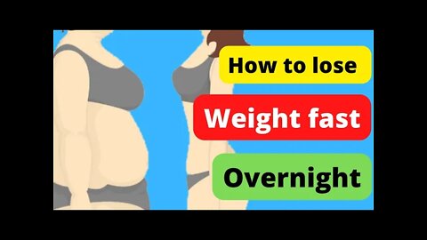 How to lose weight overnight fast (lose weight while sleeping)