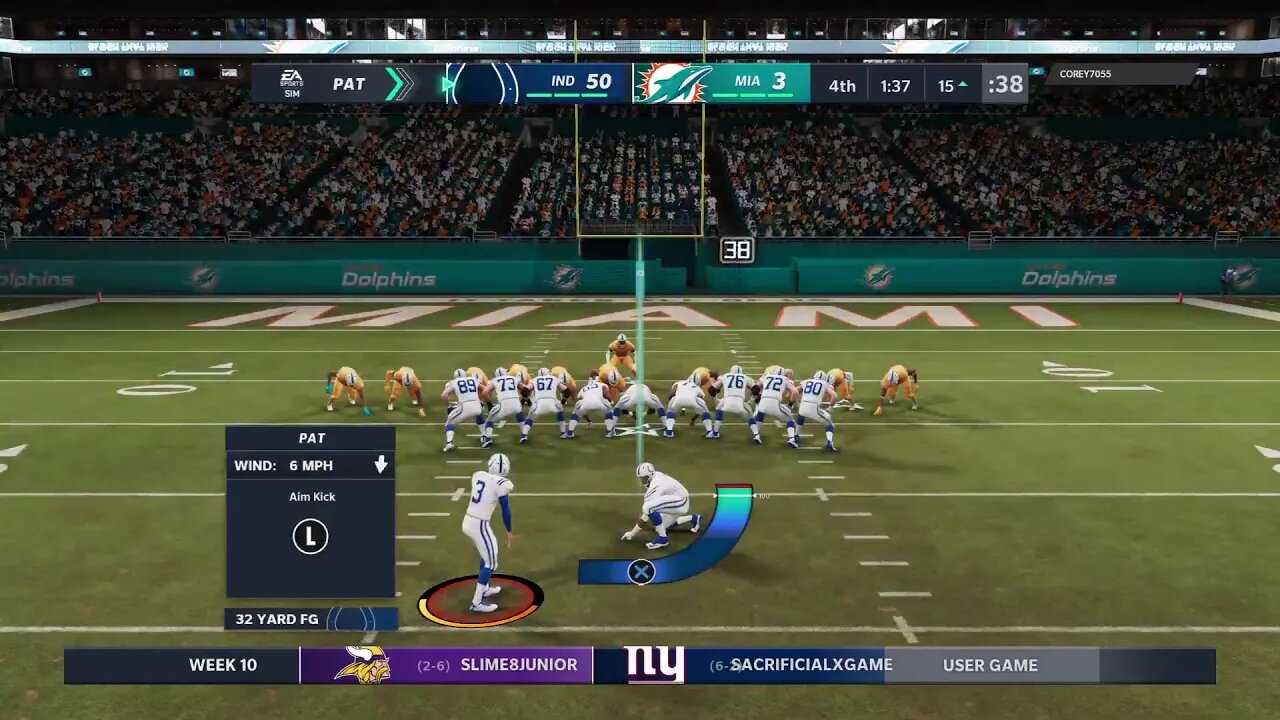 EXECUTIONER747's Live PS4 Broadcast GBL S4W9 vs Dolphins