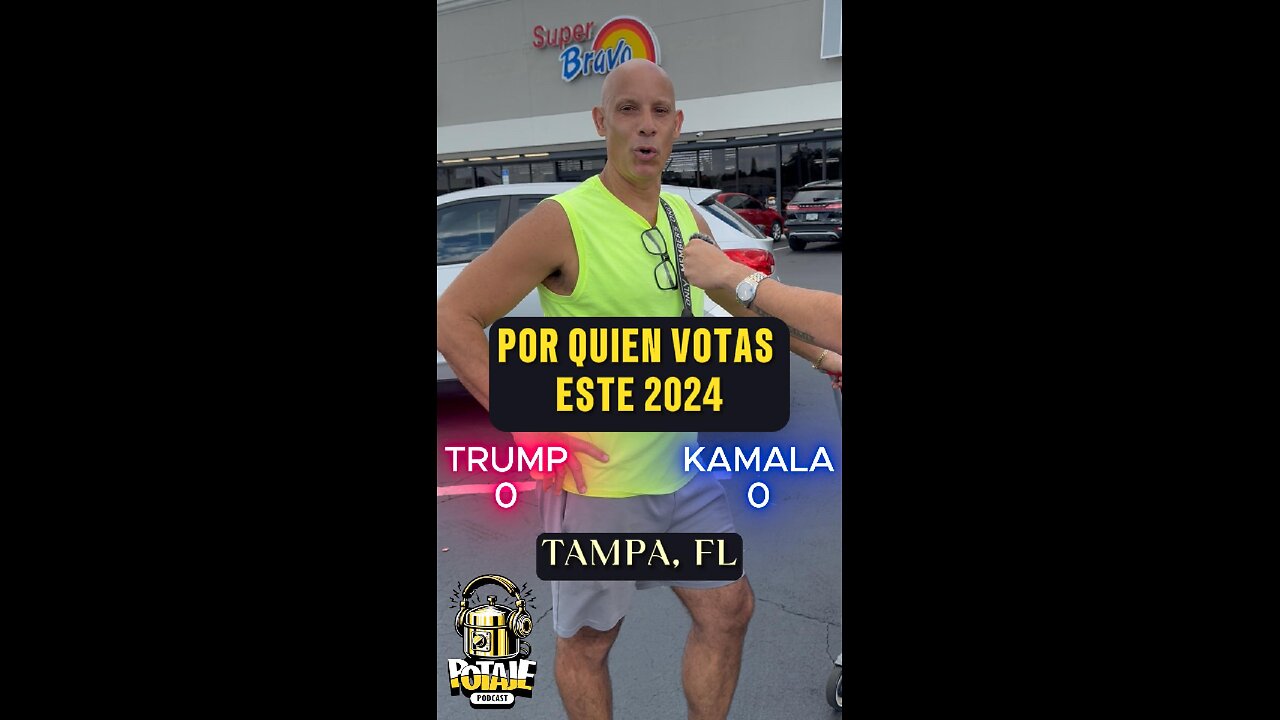 TRUMP vs KAMALA - TAMPA, FL. VOTO HISPANO