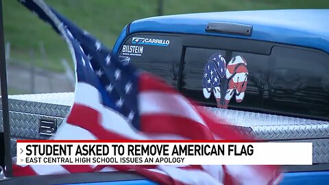 STUDENT ASKED TO REMOVE AMERICAN FLAG