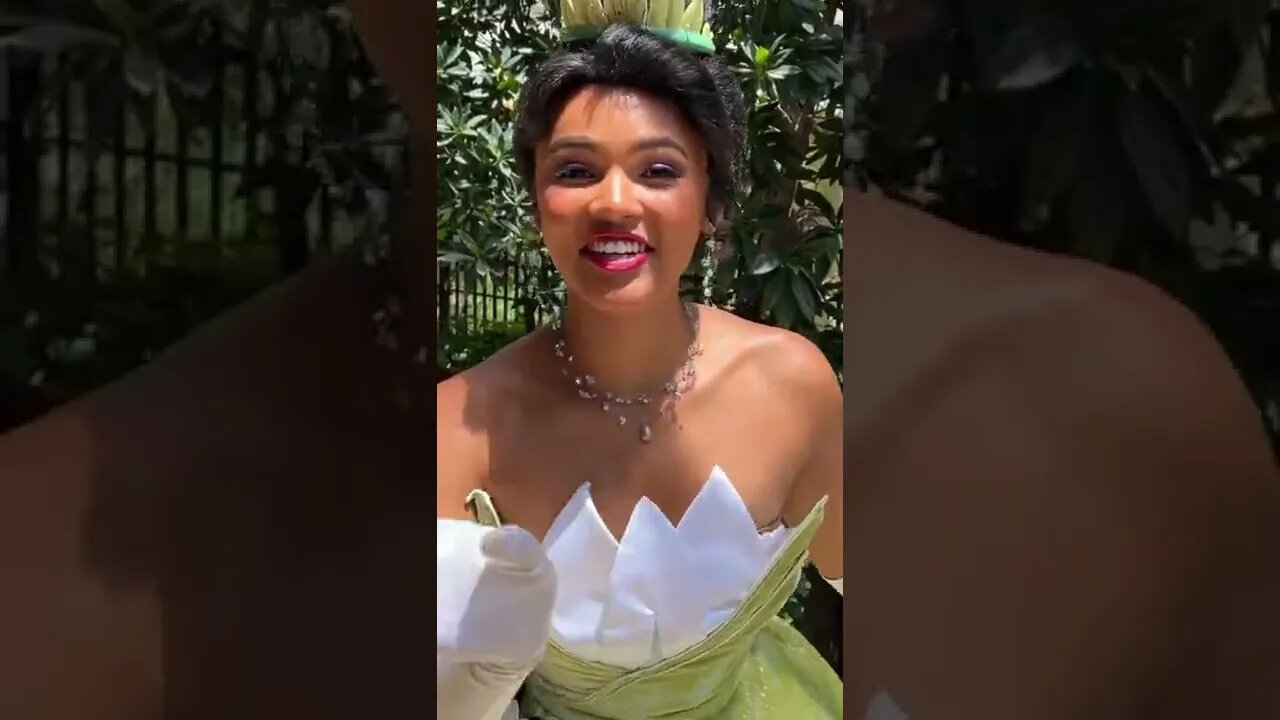 Meeting Princess Tiana Was So Magical ✨