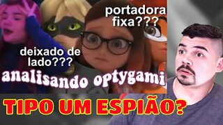 REACT CHAT NOIR É MEU NOVO FIGURANTE FAVORITO ANALISANDO MIRACULOUS OPTIGAMI MELHOR DO MUNDO