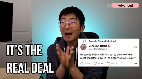 What Trump is about to say tonight will be absolutely HISTORIC, and I'm not just hyping it up
