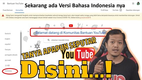 Tanya Apapun Seputar YouTube | Bantuan Komunitas YouTube Bahasa Indonesia @YouTube Creators