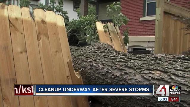 Metro neighborhoods recovering from stom damage