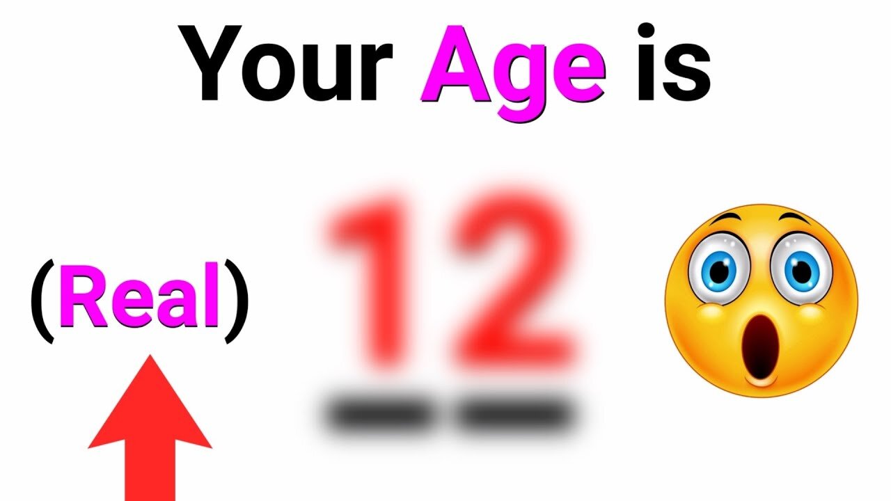 This Video Will Accurately Guess Your Age...(No Clickbait)