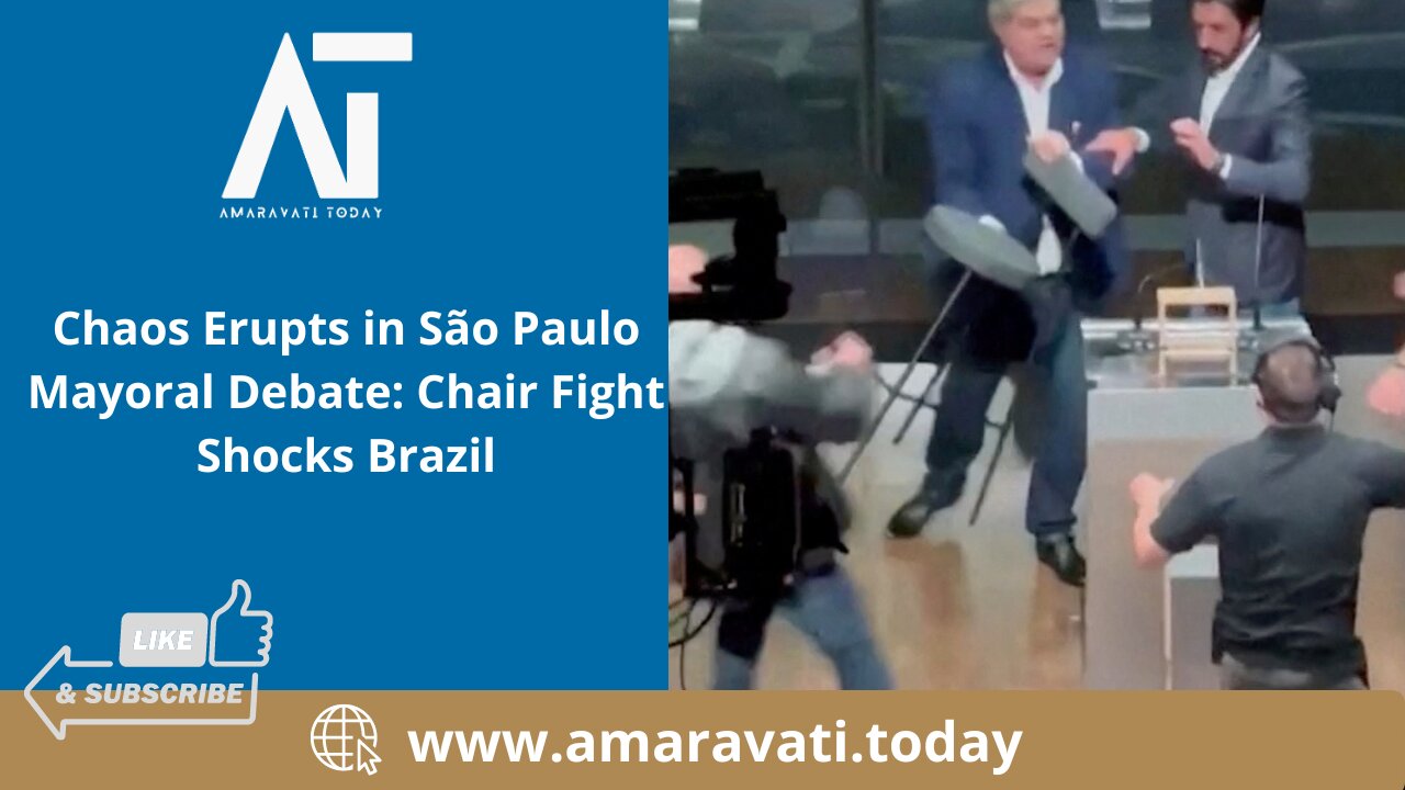 Chaos Erupts in São Paulo Mayoral Debate Chair Fight Shocks Brazil | Amaravati Today