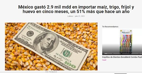 México no es autosuficiente alimentariamente, AMLO mintió #AMLOFarsante