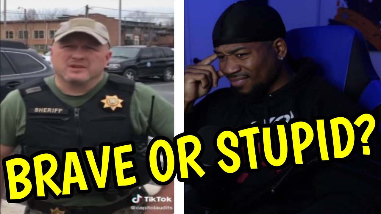 MAN CONFRONTS POLICE! WAS HE BRAVE OR STUPID?