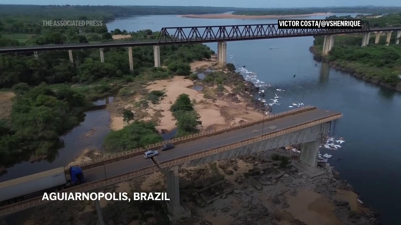 Bridge collapse in Brazil leaves at least 2 dead and a dozen others missing