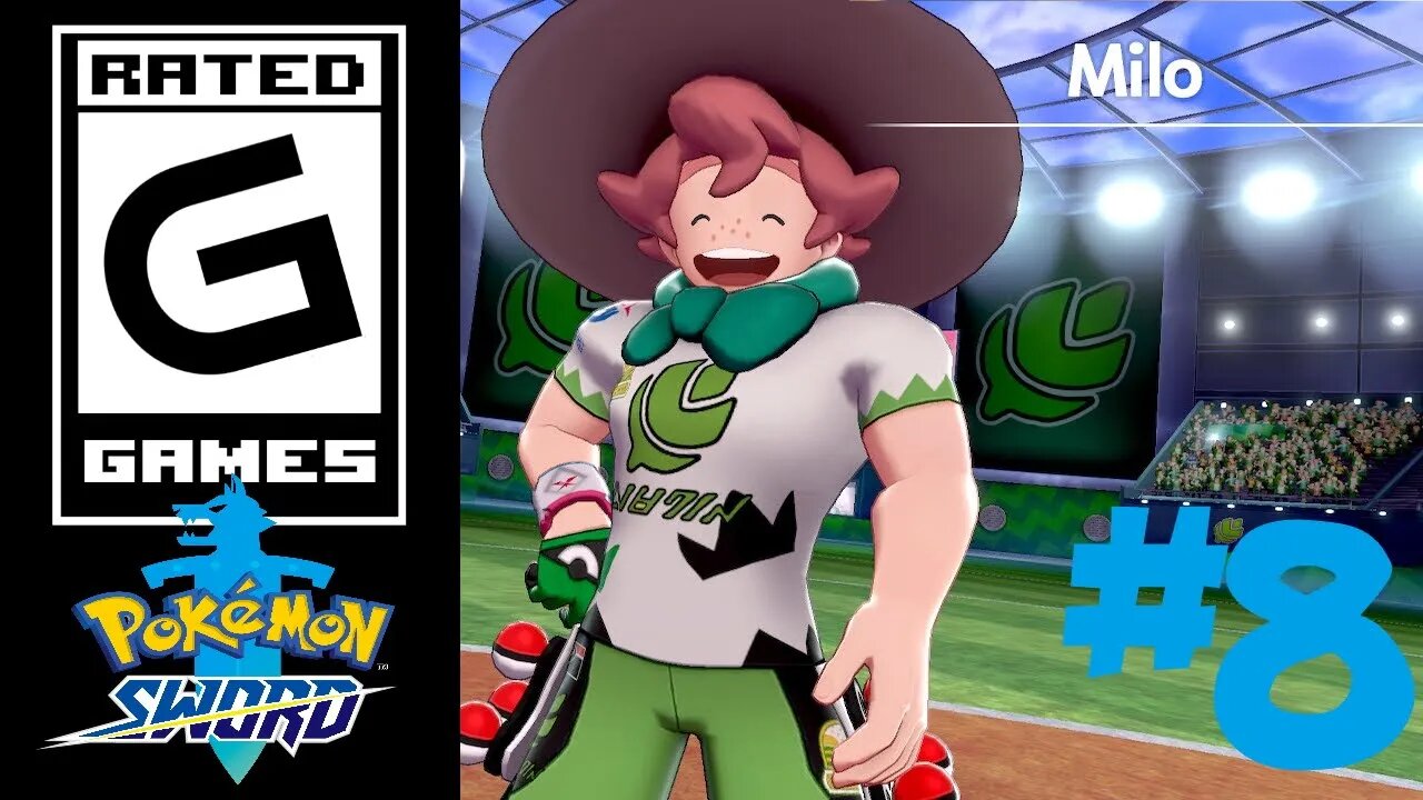 Pokemon Sword - Part 8 - Gym Leader Milo