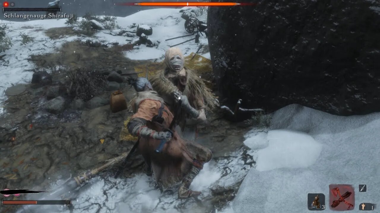 Sekiro vs Schlangenauge Shirafuji