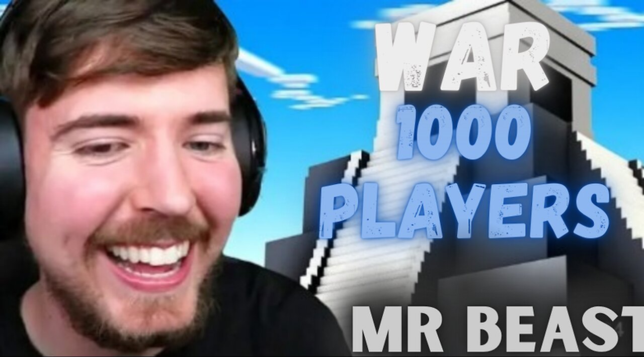 1000 Random plyers war and win 30,000 usd Mr Beast ✅