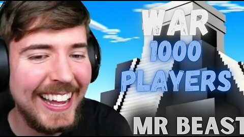 1000 Random plyers war and win 30,000 usd Mr Beast ✅