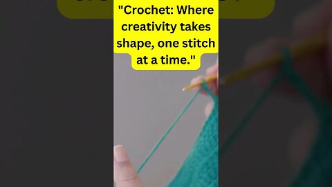 Crochet where creativity takes shape #crochet #crochethook